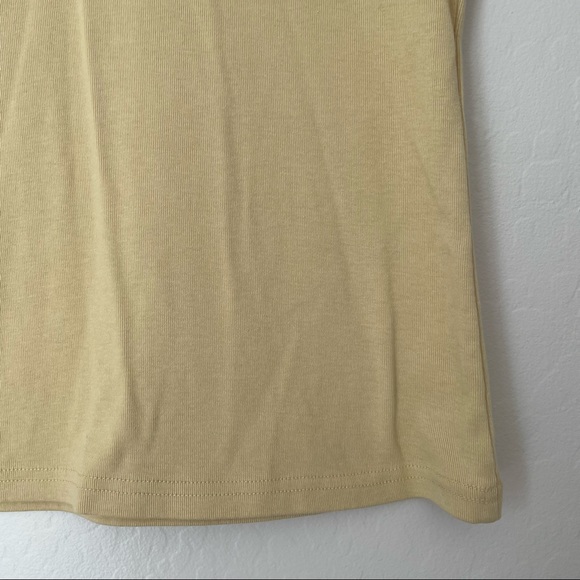 Rafael Sport Yellow Sleeveless High-Neck Shirt Size Large - Picture 5 of 8